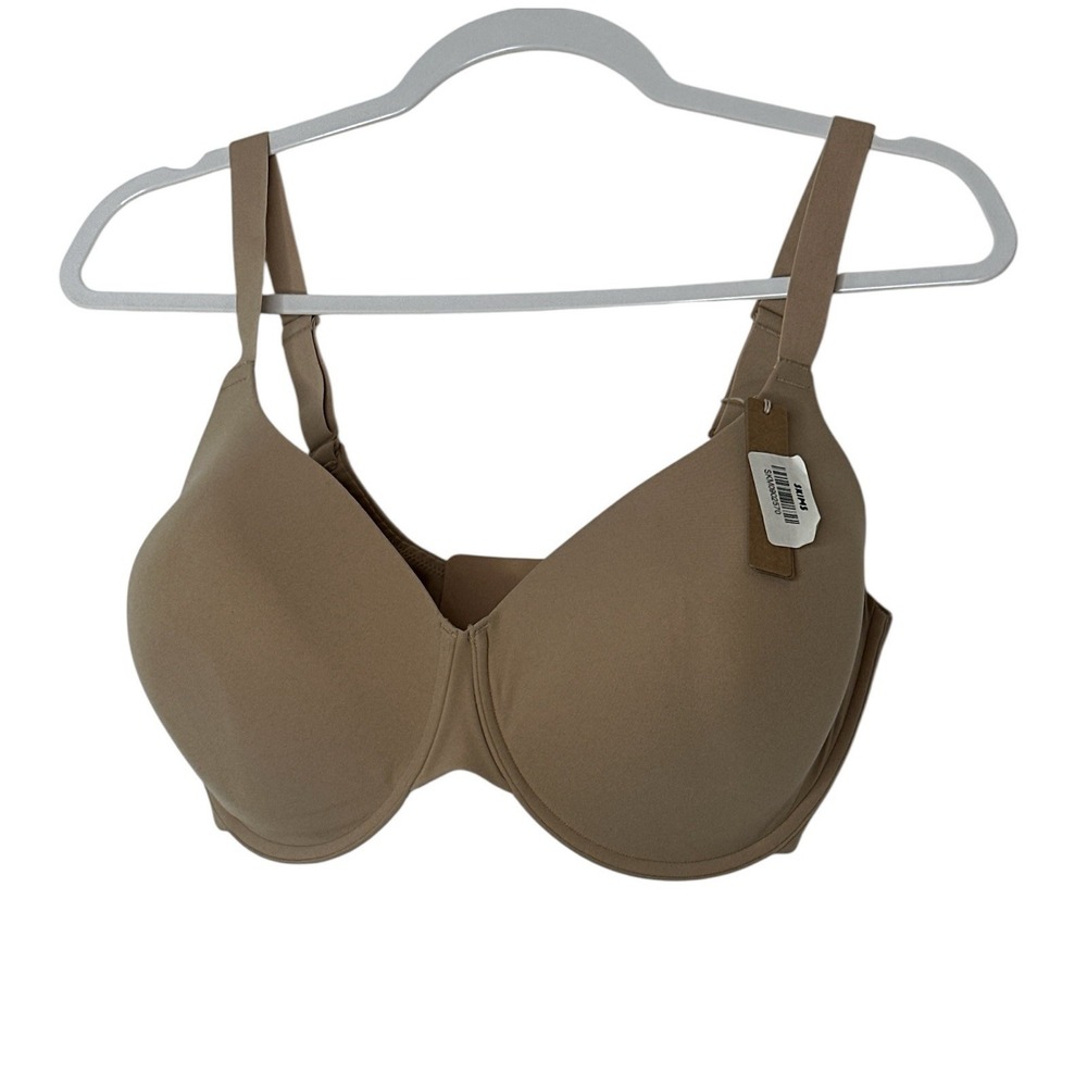 Skims Fits Everybody T Shirt Bra Clay Size 36DDDD Underwire New